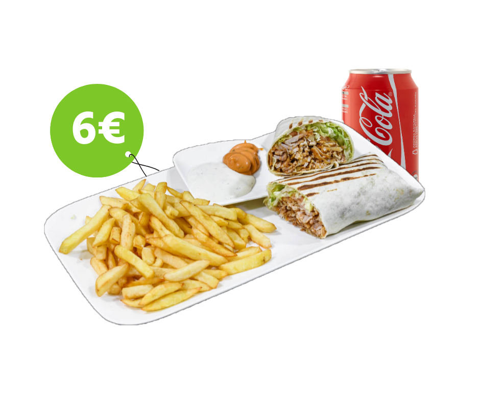 Menu Galette Kebab